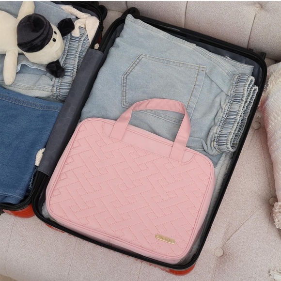 Travel Toiletry Bag Extra Large Water-resistant Cosmetic Bag with Hanging Hook - Picture 7 of 7